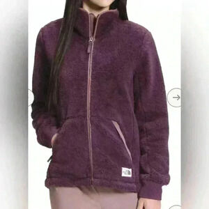The North Face Purple Campshire Full Zip Fleece Jacket Size XS